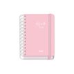 8421938519372-Dohe Serenity - Agenda - 2025-2026 - 1 jour par page - reliure à anneaux métalliques - A6 (120 x 170 mm) - 152 feuilles - rose - carton -P_405247089_3-1