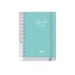 8421938519389-Dohe Serenity - Agenda - 2025-2026 - 1 jour par page - reliure à anneaux métalliques - A6 (120 x 170 mm) - 152 feuilles - vert - carton -P_405247090_2-0