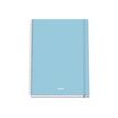 8421938519242-Dohe Serenity - Cahier de notes - reliure à spirale - A4 (210 x 297 mm) - 100 feuilles / 200 pages - petits carreaux - bleu - carton -P_405247100_1-0