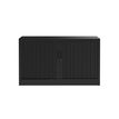 MT International - Aparador - 2 Puertas - policloruro de vinilo (PVC) - negro