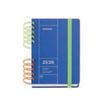 8422593269756-Miquelrius Back to Basics Activa - Agenda - 2025 - 2026 - semainier - reliure à anneaux métalliques - E8 - 123 x 178 mm - bleu - carton -P_405249249_1-0