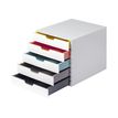4005546993263-Durable Varicolor Mix - Module de classement 5 tiroirs - multicolore-Angle droit-1