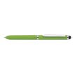 4014421310484-Online Touchpen - Stylo à bille 2 couleurs (bleu et rouge) vert - embout tactile-Angle gauche-0