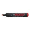 Uni PROCKEY PM-122 - Marcador - permanente - rojo - tinta pigmentada al agua - 1.2-1.8 mm - medio