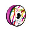 3112539713928-OWA - filament 3D PLA-S - rose - Ø 175 mm - 750g-Angle gauche-0