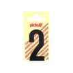 PICKUP LETTERING MONO Nobel - Etiqueta autoadhesiva - preimpreso: 2 - negro mate