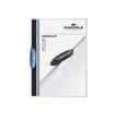 DURABLE SWINGCLIP - Archivo de clip - para A4 - capacidad: 30 hojas - transparente con clip azul