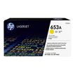 886112501143-HP 653A - jaune - toner LaserJet d'origine - LaserJet - cartouche laser-Avant-0