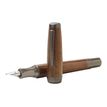 3108722408023-Oberthur Argan - Stylo plume noyer-Angle gauche-1