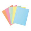 Exacompta SUPER 250 - Carpeta de 2 solapas - para A4 - capacidad: 200 hojas - surtido pastel (paquete de 50)