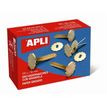 8410782125778-APLI - Attaches parisiennes - 25 mm - métal - doré(e) - pack de 100--0