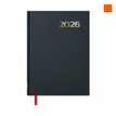 8421938114089-Dohe SINTEX - Agenda - 2015 - 1 jour par page - 288 feuilles - papier blanc - couverture noire - carton -509067-0