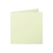 3329680228403-Pollen - 25 Cartes pliées - 135 x 135 mm - 210 g/m² - vert bourgeon-Avant-0