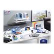 3462151701101-CEP ReCeption - Corbeille murale 3 compartiments - cristal-Avant-2