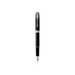 3501179315225-Parker Sonnet - Stylo plume noir laqué - pointe moyenne-Avant-0