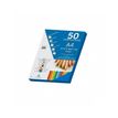 8421938301083-Dohe - Carton - A4 - 50 feuilles - bleu bermude - 180 g/m² - carton--0