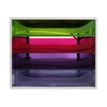 Exacompta Classic ECOBOX - Armario de cajones - 4 cajones - gris, transparent harlequin