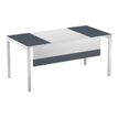 3660141251609-Voile de fond pour bureau EASYDESK L180cm - Blanc/anthracite-Angle gauche-0