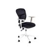 3760185025065-Fauteuil de bureau - PHOENIX - Accoudoirs fixes blancs - Blanc-Angle gauche-0