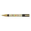 POSCA PC-3M - Marcador - permanente - oro - tinta pigmentada al agua - 0.9-1.3 mm - fino