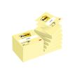 Post-it Z-Notes R-330 - Notas - 76 x 76 mm - 1200 hojas (12 x 100) - amarillo