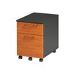 Caisson mobile JAZZ+ - Profondeur 60 cm - 2 tiroirs - Aulne