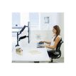 0043859727971-Fellowes Platinum Monitor Arm - Kit de montage - bras réglable - pour 2 moniteurs - plastique, aluminium, acier - noir - Taille d'écran : jusqu'à 27 po-P_604652_1-3