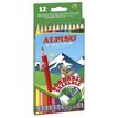 8413240600459-ALPINO - Crayon de couleur - mine - couleurs assorties - avec gomme (pack de 12)-P_605550_1-0