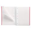 8422593460535-Notebook Emotions, couverture rigide, A4, quadrillage 5x5 mm, 80 feuilles de 1 couleur, Miquelrius, Rou--3