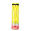 APLI - Lápiz de color - amarillo fluorescente - 5 mm - jumbo (paquete de 18)