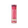 APLI - Lápiz de color - rosa fluorescente - 5 mm - jumbo (paquete de 18)