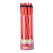 APLI - Lápiz de color - rojo fluorescente - 5 mm - jumbo (paquete de 18)