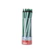 APLI - Lápiz de color - verde metálico - 5 mm - jumbo (paquete de 18)