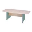 8427951995322-Rocada Meeting - Table - rectangulaire avec côtés arrondis - blanc - aluminium base-P_622337_1-0