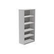 8427951996060-rocada STORE - Bibliothèque - 4 étagères - mélamine - gris, aluminium-P_622364_1-0