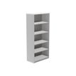 8427951996084-rocada STORE - Bibliothèque - 4 étagères - mélamine - blanc, aluminium-P_622365_1-0