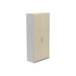 8427951996299-rocada STORE - Armoire - 4 étagères - 2 portes - mélamine - hêtre, aluminium-P_622411_1-0