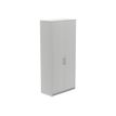 8427951996305-rocada STORE - Armoire - 4 étagères - 2 portes - mélamine - gris, aluminium-P_622412_1-0