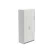 8427951996329-rocada STORE - Armoire - 4 étagères - 2 portes - mélamine - blanc, aluminium-P_622413_1-0