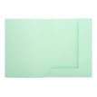 3130633320040-Exacompta Super 210 - 50 Chemises 2 rabats - 210 gr - vert pâle-Avant-1