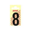PICKUP LETTERING MONO Nobel - Etiqueta autoadhesiva - preimpreso: 8 - negro mate
