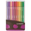 4006381551236-STABILO - Feutre fin - couleurs assorties - encre à l'eau - 1 mm - moyen (pack de 20)-P_646473_1-0
