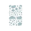 3609510910747-Maildor - 2 feuilles gommettes étoiles - bleu-Avant-1