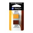 Daler-Rowney Aquafine - Set de pintura - 2 piezas - acuarela - 2 colores - amarillo nápoles, ámbar quemado - media placa
