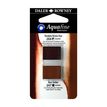 Daler-Rowney Aquafine - Set de pintura - 2 piezas - acuarela - 2 colores - Vandyke brown hue, ámbar crudo - media placa