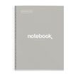 8422593466261-Notebook Emotions, couverture rigide, A4, quadrillage 5x5 mm,  80 feuilles de 1 couleur, Miquelrius, Gr--0