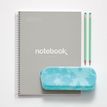 8422593466261-Notebook Emotions, couverture rigide, A4, quadrillage 5x5 mm,  80 feuilles de 1 couleur, Miquelrius, Gr--2