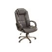 0400791501692-Fauteuil de bureau confortable - HERACLES - Accoudoirs fixes - Noir -Angle gauche-0