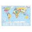 3592930008630-CBG - Carte double face Europe / Monde politique - 980 x 1380 mm-Avant-0