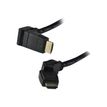 3700224753313-MCL Samar - câble HDMI orientable haute vitesse+LED 3D/4K avec ethernet (M) - 1,8 m-Angle droit-0